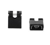 Ujjdwiurgh Jumper Cap 2.54mm Pitch Opening Black Multifunctional Shorting Cap Shorting Block Pin Jumper Connection Block Easy Install