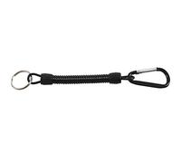 Ujjdwiurgh Key ring, with carabiner and spiral cable, 13 cm, random color