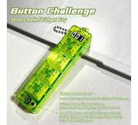 Ujjdwiurgh Keyboard Fingertip Toys Decompression Keycap Keychain Mechanical Keyboard 4 Keys with Keycaps Timing/Speed-Changing Gray