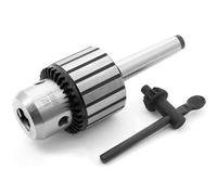 Ujjdwiurgh Keyed Drill Chuck 1-16 JT6 Wrench Drill Chuck 5/8-Inch + MT2-JT6 Extension Rod Combination Set 5/8inch