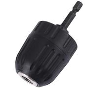 Ujjdwiurgh Keyless Drill Chuck Converter 3/8 Inch 24UNF + 1/4 Inch Hex Shank SDS Adaptor 0.8-10mm