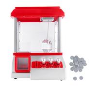 Ujjdwiurgh Kids Mini Game Machine Vending Music Candy Grabber Coin Operated Claw Machine Toy Gift for Children