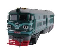 Ujjdwiurgh Kids Simulation 1:87 Alloy Internal-Combustion Locomotive Model Toy Acousto-Optic Train Toys for Children Gift(C)