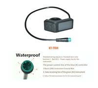 Ujjdwiurgh KT TF04 Ebike Display TFT Screen Bike Meter Electric Bicycle Part Waterproof Connector Kunteng KT Protocol 24V 36V 48V
