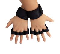 Ujjdwiurgh L Training Sport Gloves Gym Hand Wrist Gloves for Men Women Workout Gloves Black A