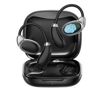 Ujjdwiurgh Language Translator Earbuds Earphones 150 Languages Instant High Accuracy Portable Black