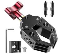 Ujjdwiurgh Large Crab Claw Clamp Universal Adjustment Multifunctional Aluminum Alloy Photography Clamp Fill Light Bracket