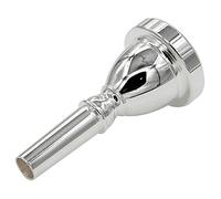 Ujjdwiurgh Large Mouth Large Holding Mouthpiece TUBA Mouthpiece Silver Plated Large Mouthpiece