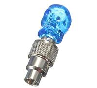 Ujjdwiurgh LED light valve cap spoke light for bicycle Auto Bike rim tire blue