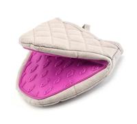 Ujjdwiurgh Left and Right Hands Universal Heat Insulation Hand Clip Silicone Anti-Scalding Oven Glove Potholder Kitchen Gloves D