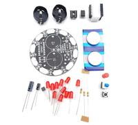 Ujjdwiurgh Lucky Turntable LED Light DIY Electronic Kit Welding Project Training Module DIY Kit for Learning Training,DIY Kit