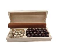 Ujjdwiurgh Luxury Travel Chess Set-Chessboard and Resin Pieces, Portable Strategy Game, Ideal for Travel.