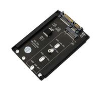 Ujjdwiurgh M.2 NGFF Key B to 2.5Inch III Adapter Card+Frame Bracket for NGFF M.2 2230 2242 2260 2280 Hard Disk Adapter Board Easy Install Easy to Use