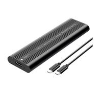Ujjdwiurgh M.2 NVME SSD Enclosure Tool-Free USB3.2 Type C 20Gbps External Solid State Enclosure Adapter for 2280/2260/2242/2230 SSD