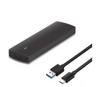 Ujjdwiurgh M.2 SSD Enclosure Adapter USB 3.1 Gen1 5Gbps Tool Free Enclosure for B-Key B+M Key NGFF SSD