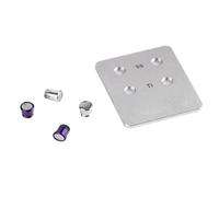 Ujjdwiurgh M5x0.5 Thread Acoustic Nozzles Sound Tuning Titanium Alloy/Stainless Steel Interchangeable Earphone Tubes for Nx8 Iems