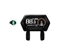 Ujjdwiurgh M9 Electric Bicycle LCD Display 24V-72V Electric Scooter LCD Color Meter for Snowmobile LCD Speedometer Waterproof 5PIN