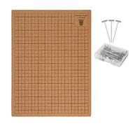 Ujjdwiurgh Macrame Board with Pins, 12x16In Portable Double Side Macrame Project Board with Grids,Reusable Macrame Board Easy to Use
