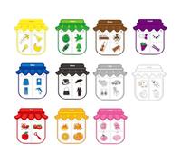 Ujjdwiurgh Magnetic Color Sorting Toy Alphabet Game Learning Letter Recognition Color Shape Matching Children'S Refrigerator Magnet