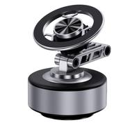 Ujjdwiurgh Magnetic Vacuum Car Mount Phone Holder Vacuum Suction Cup Car Phone Stand Folding Mobile Phone Stand Grey