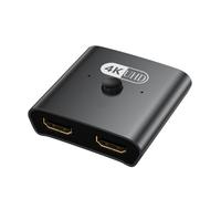 Ujjdwiurgh Manual Switch 2 in 1 Out -Compatible 2.1 Bidirectional Splitter 4K@ 120Hz Switcher -Compatible