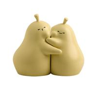 Ujjdwiurgh Meaningful Valentine's Gift Everlasting Love Hugging Pears Ceramic Book Stand Practical Love Gifts for Partner