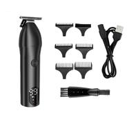 Ujjdwiurgh Men's Body Hair Trimmer USB Charging Smart Screen Display with Ceramic Blade Ideal for Chestback Groin Hair Care