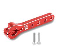 Ujjdwiurgh Metal 25t Steering Arm Servo Horn for 1/10 RC Crawler Scx10 Trx4-6 Parts Red