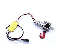 Ujjdwiurgh Metal Automatic Simulated Winch with 3CH Receiver Cable for B14 B24 B16 B36 C14 C24 C34 MN D90 MN99S RC Car Parts