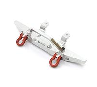 Ujjdwiurgh Metal Front Bumper for MN D90 D91 D96 D99S MN90 MN99 MN99S 1/12 RC Car Upgrade Parts Accessories,Silver