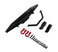 Ujjdwiurgh Metal Front Bumper for MN D90 D91 D96 D99S MN90 MN99 MN99S 1/12 RC Car Upgrade Parts Accessories,Black