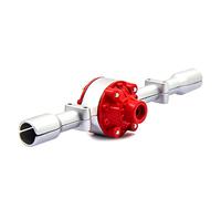 Ujjdwiurgh Metal Rear Bridge Axle Housing Case for D12 C14 C24 C24-1 C34 B14 B24 B16 B36 RC Car Upgrade Parts,Silver