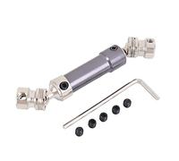 Ujjdwiurgh Metal Rear Drive Shaft Cvd for 12428 12423 1/12 Rc Car Crawler Short Course Truck Upgrade Hop-,Grey