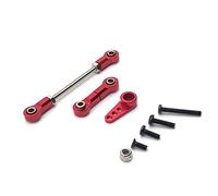 Ujjdwiurgh Metal Servo Arm Rod Steering Link Rod for K969 K979 K989 284131 MINI-Q MINI-Z MINI-D 1/28 RC Car Upgrade Parts,1