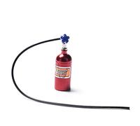Ujjdwiurgh Metal Simulated NOS Nitrogen Bottle for 1/10 RC Crawler Car D90 D110 TRX4 Scx10 90046,Red