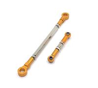 Ujjdwiurgh Metal Steering Rod Servo Link Rod for HB Toys ZP1001 ZP1002 ZP1003 ZP1004 1/10 RC Crawler Car Upgrade Parts,Yellow
