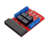 Ujjdwiurgh Microbit 4 Channel Relay Module Shield 5V High Trigger Programming Educational Kids Teaching Microbit Expansion Board DIY Programming Learning Accessories