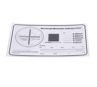 Ujjdwiurgh Microscope Correction Ruler Optical Micrometer Correction Sheet Instrument Detection Film Calibration Plate,B