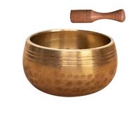 Ujjdwiurgh Mini 4cm Tibetan Singing Bowl Handmade Metal Sound Bowl Handcrafted in Nepal for Meditation and Yoga