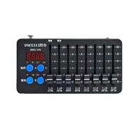 Ujjdwiurgh Mini Battery DMX512 Console 32CH Rechargeable Stage Light Controller DMX512 Console Rechargeable Stage Light Controller
