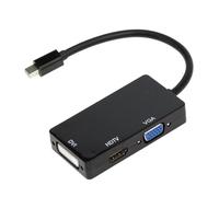 Ujjdwiurgh Mini Display Port for to HDTV VGA DVI Adapter Air