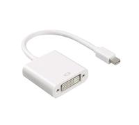 Ujjdwiurgh Mini DisplayPort Adapter DVI,Dual Link Active Conversion USB Power Up to 2560x1600 WHITE