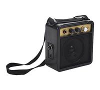Ujjdwiurgh Mini Guitar Amplifier Amp Speaker 5W with 6.35mm Input 1/4 Inch Headphone Output Supports Volume Tone Adjustment
