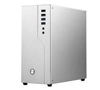 Ujjdwiurgh Mini ITX Computer Case All Aluminum Soft HTPC Office Single Slot PCIE Desktop Case