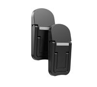 Ujjdwiurgh Mini Laptop Stand Portable Cooler Elevated Stand Foldable Laptop Riser for Laptops/Tablets/Keyboard Black