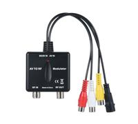 Ujjdwiurgh Mini Modulator AV to Modulator Output NTSC CH3 Channels PLL Controlled VHF Operating Frequency