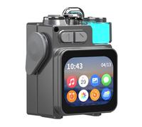 Ujjdwiurgh Mini Portable Audio Player Multifunctional Bluetooth Speaker with Touch Screen for Outdoor Support Wireless Hands-Free Calling