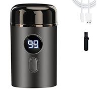 Ujjdwiurgh Mini Portable Electric Shaver Men Portable Mini Travel Shaver Rechargeable Shaver Suitable for Home Travel