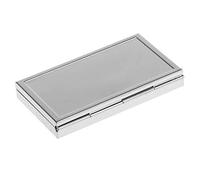 Ujjdwiurgh Mini Travel Metal Pill Box Medicine Organizer Container Tray Box Case Storage 3 Slot