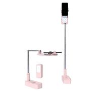 Ujjdwiurgh Mobile Phone Live Broadcast Bracket Mobile Phone Recording Camera Bracket Multi-Function Bracket + Fill Light Pink
